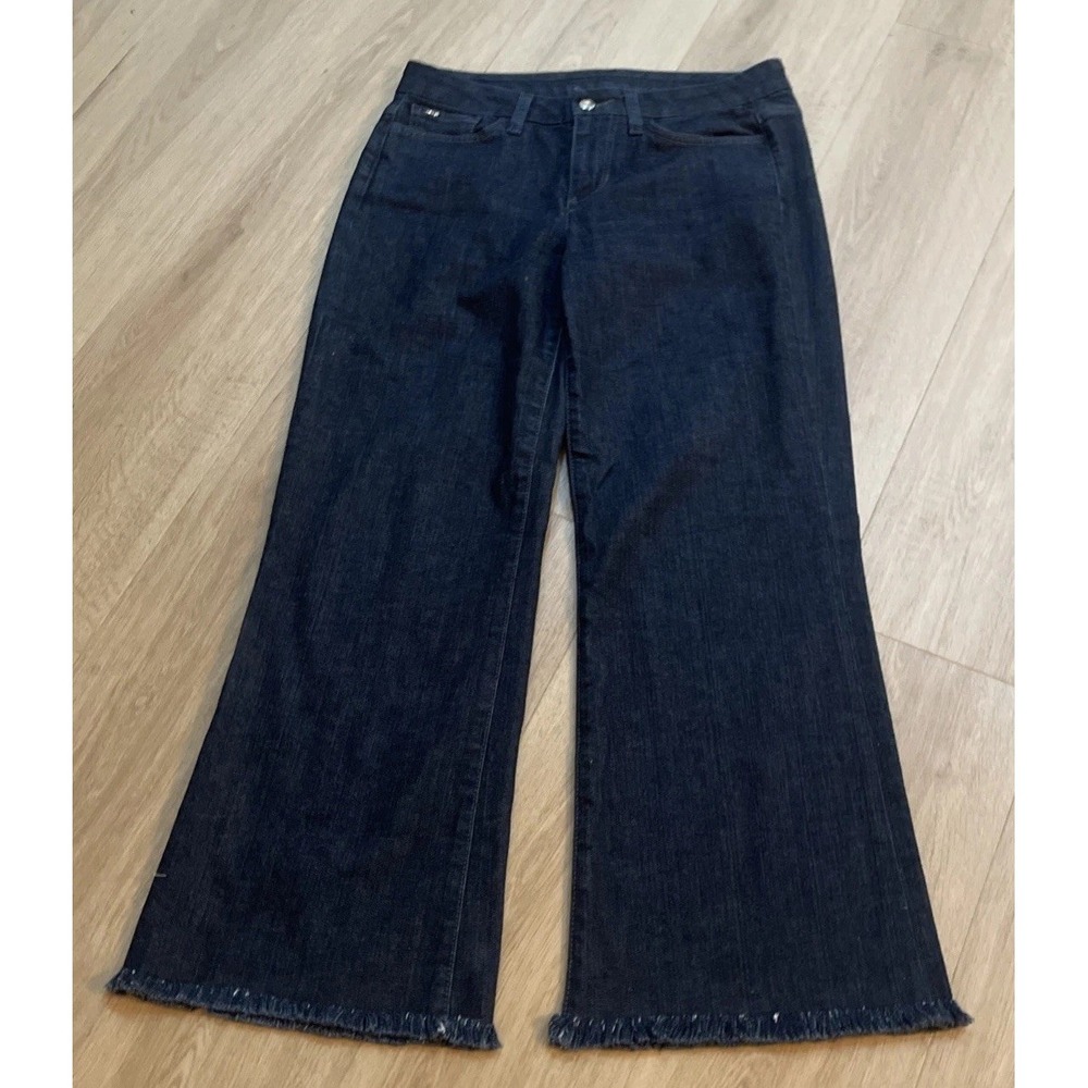 Joe's Denim Jeans Women's 29 Boot Cut Low Rise Stretch Dark Wash 29x26 Cutoffs